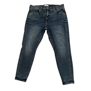 LOFT Dark Blue Skinny Jeans